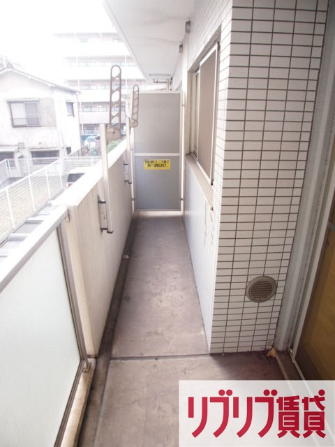 リエス千葉新宿のバルコニー