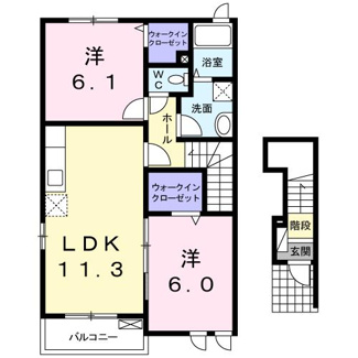【間取り】 | クレシータ・K