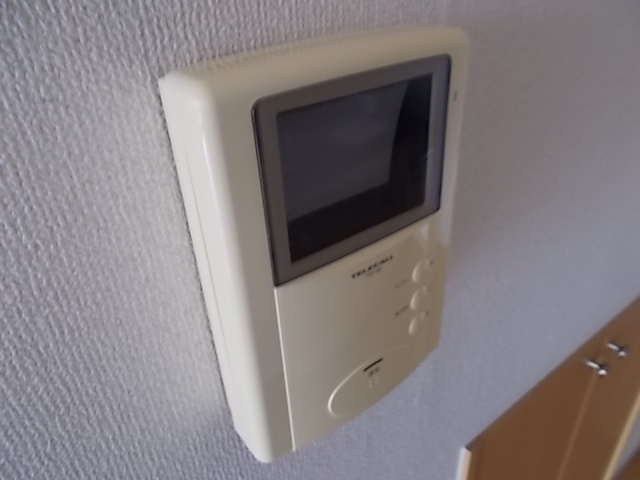 【セキュリティ】 | プラッサムコート土田 | カメラ付きインターホン。