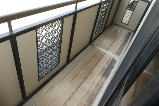 シェスタ白石のバルコニー