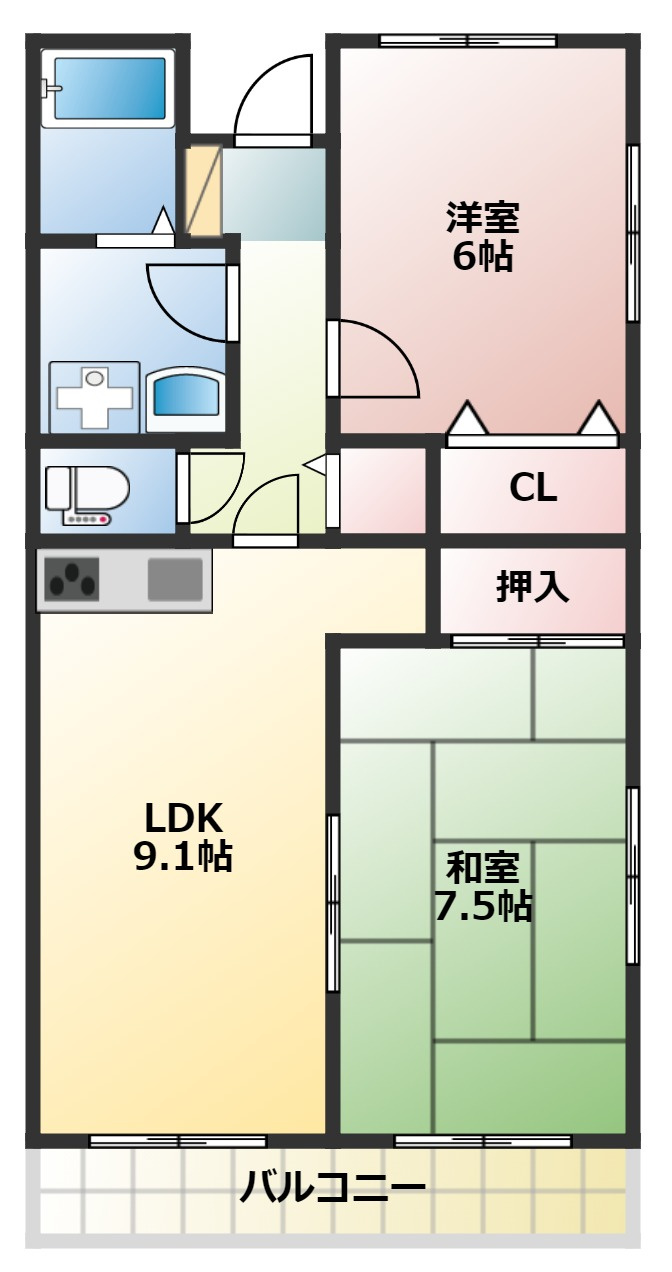 バードバレーＷＥＳＴの間取り
