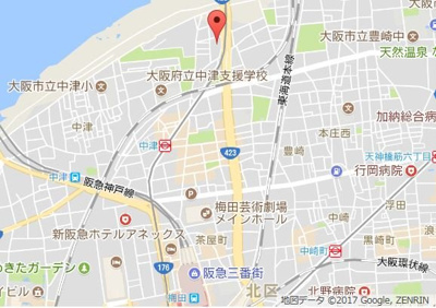 【地図】 | 中津グランドハイツ | 梅田まで徒歩圏内でどこへでもアクセスが良好です！