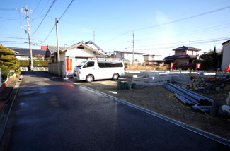 【前面道路含む現地写真】 | A棟　前面道路含む現地（2018年01月）撮影