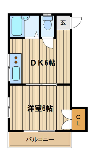 【間取り】 | サカエコーポ