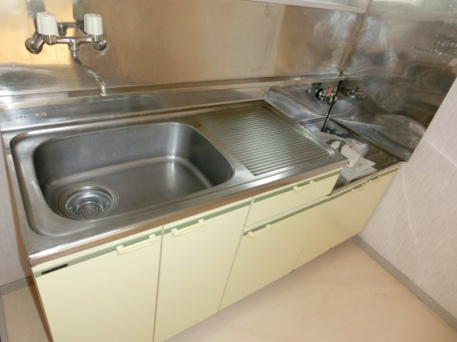 【キッチン】 | サカエコーポ | ２口ガスキッチン設置可