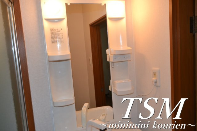 香里新町貸家の独立洗面台|洗面ドレッサー