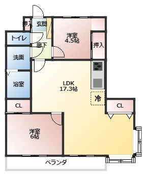 【間取り】 | ダイタ北口マンション