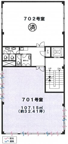 神田神保町２丁目ビルの間取り