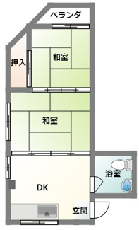 【間取り】 | 嘉手納アパート | 嘉手納アパート★那覇市久茂地エリア