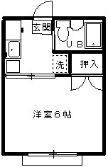 【間取り】 | シティハイム・ローフル | 現況優先　反転あり