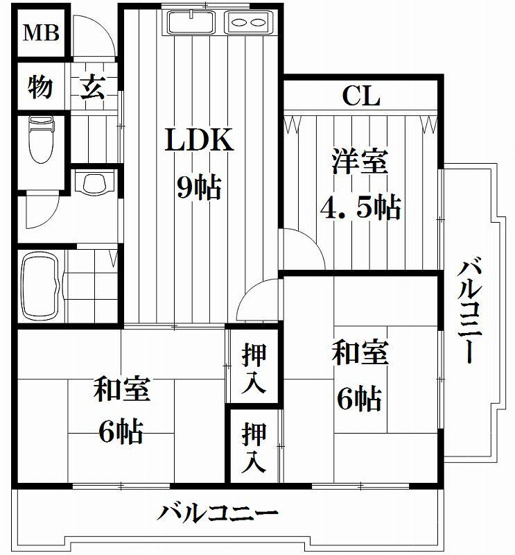 【間取り】 | ファミール東坂