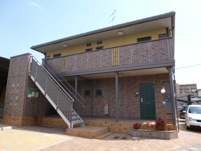 倉敷市川入のアパートの外観