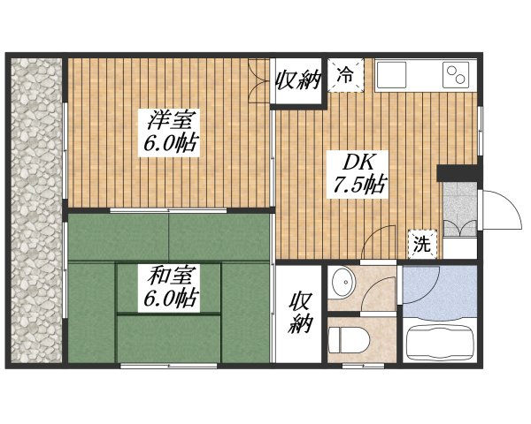 サマックスナガキドの間取り