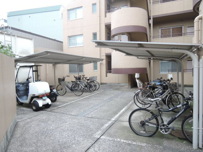 【その他共用部分】 | 磯子サンハイツ | 駐輪場・バイク置場