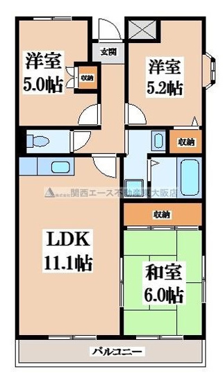【間取り】 | 四條畷・サカモトマンション