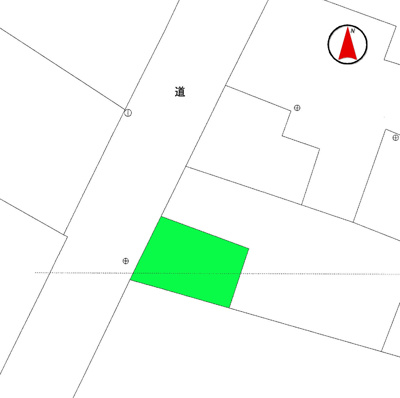 【区画図】 | 大田原市中田原380万円　土地
