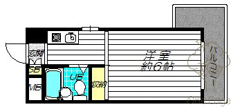 コーポ丸松の間取り