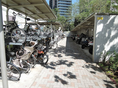 【その他共用部分】 | コットンハーバーベイウエスト | 駐輪場・バイク置場