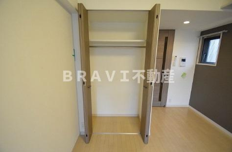 アクアプレイス東天満Ⅱ（アクアプレイスヒガシテンマツー）　BRAVI不動産の収納|十分な収納スペースがあります
