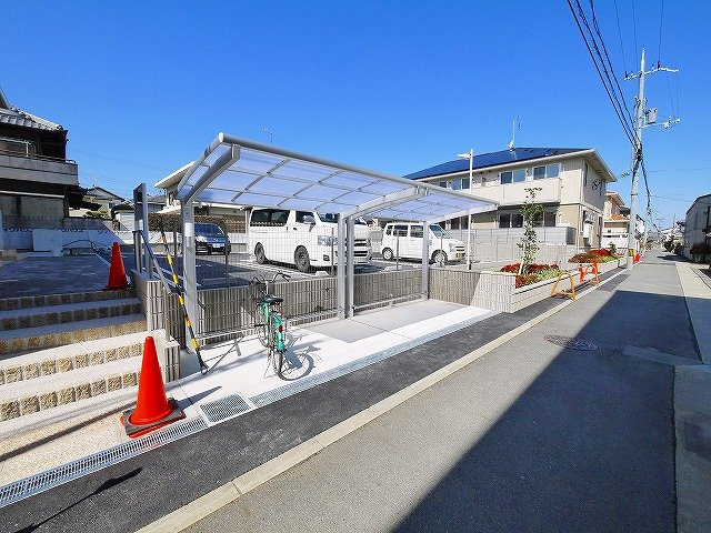 リーヴズコートⅠのその他共用部分|駐輪場も完備されています