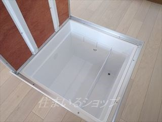 広島市安佐北区落合２丁目のアパートの収納|床下収納