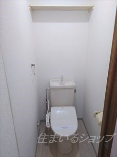 広島市安佐北区落合２丁目のアパートのトイレ|温水洗浄便座