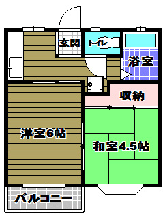 ハイツエンデバーIの間取り