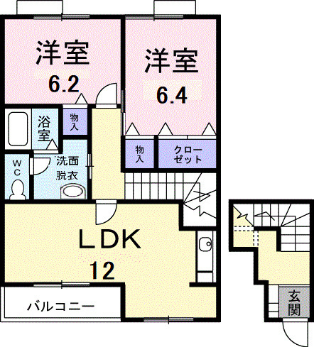 さくらヒルズの間取り