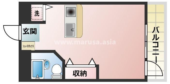 シーラカンスKANDY（マンスリー）の間取り