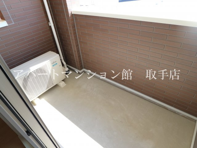 ヴィスタブライトAのバルコニー