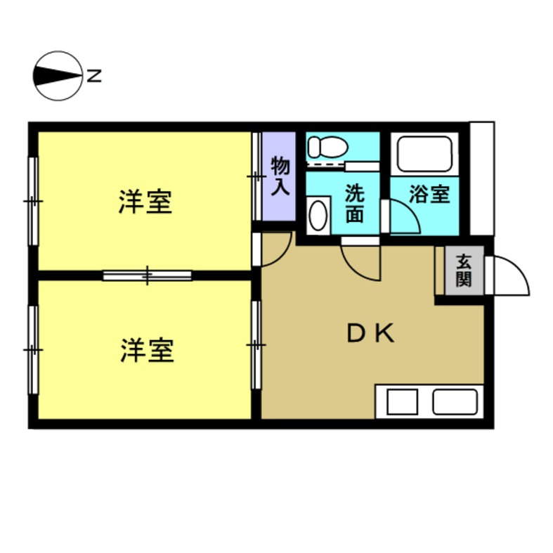 ＫＩＲＡＫＵハイツ宮路の間取り