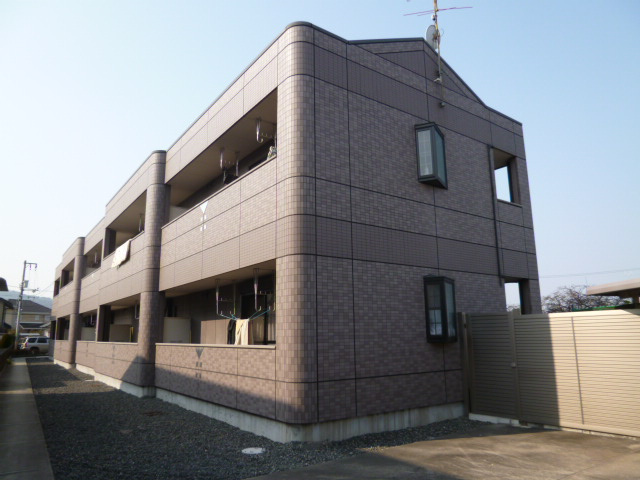 倉敷市粒浦のアパートの外観