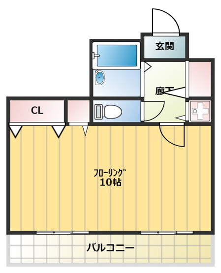 【間取り】 | グランデール新神戸
