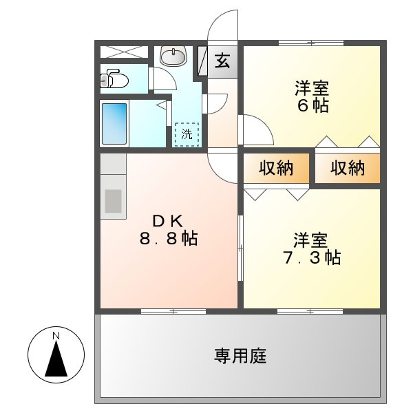 コンフォートの間取り
