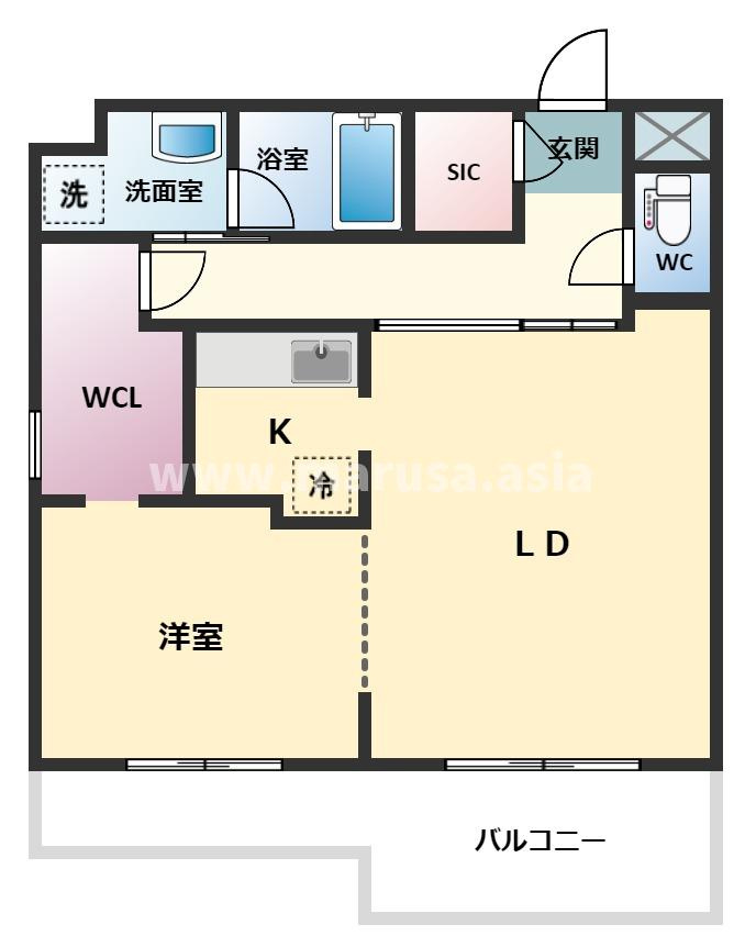 AINA公園通りの間取り
