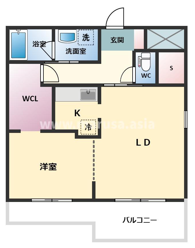 AINA公園通りの間取り