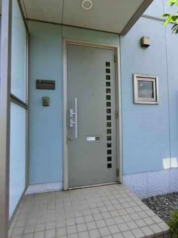 メロディハート　A棟の玄関