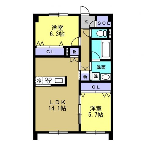 LEGAMEの間取り