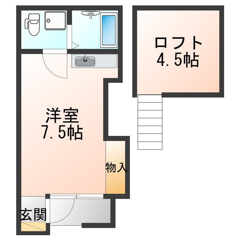 リバティ円応寺の間取り