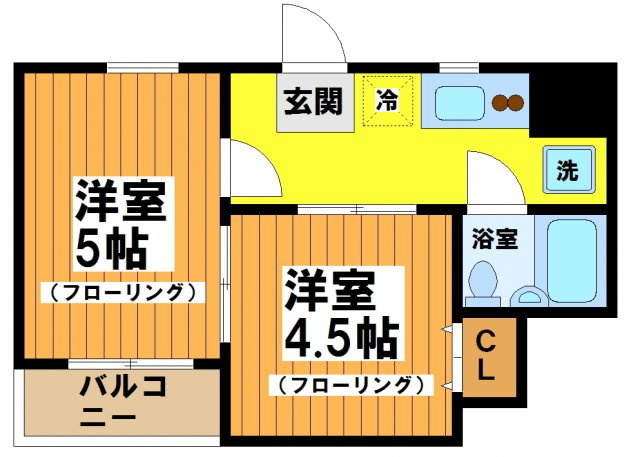 【間取り】 | ルーブル幡ヶ谷