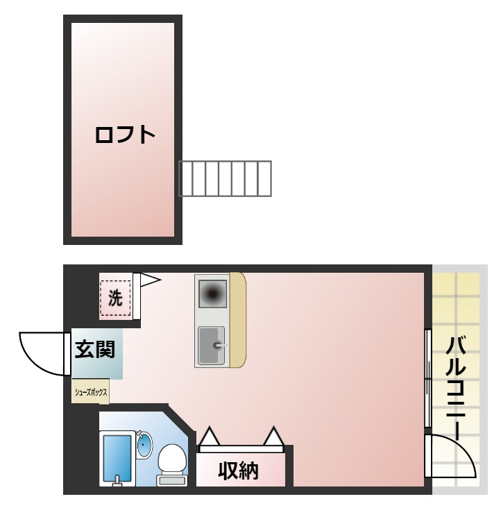 シーラカンスKANDYの間取り