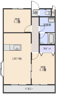 【間取り】 | メゾンラベンダー7番館