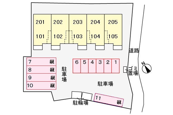 フェリーチェの区画図