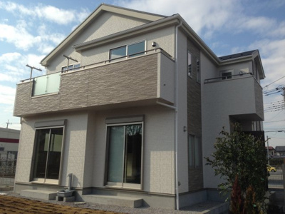 【外観】 | 桶川市下日出谷 土地広々新築分譲住宅全2棟・残1棟