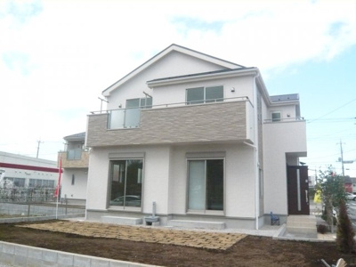 【外観】 | 桶川市下日出谷 土地広々新築分譲住宅全2棟・残1棟