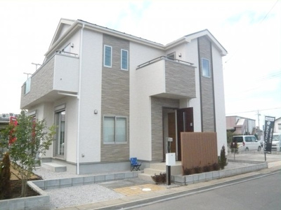 【外観】 | 桶川市下日出谷 土地広々新築分譲住宅全2棟・残1棟