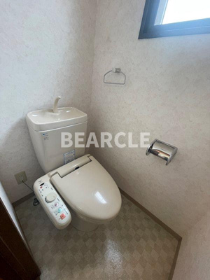 【トイレ】 | コーポサンⅢ | ゆったりとした空間のトイレです
