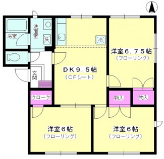 【間取り】 | メゾン・エリナC棟