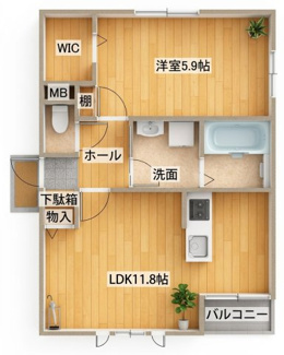 【間取り】 | ハイムスクエア石巻双葉3番館