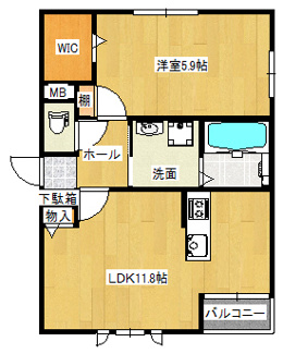 【間取り】 | ハイムスクエア石巻双葉3番館 | 左右反転の場合もあります。 間取りと現況が異なる場合は現況を優先します。
